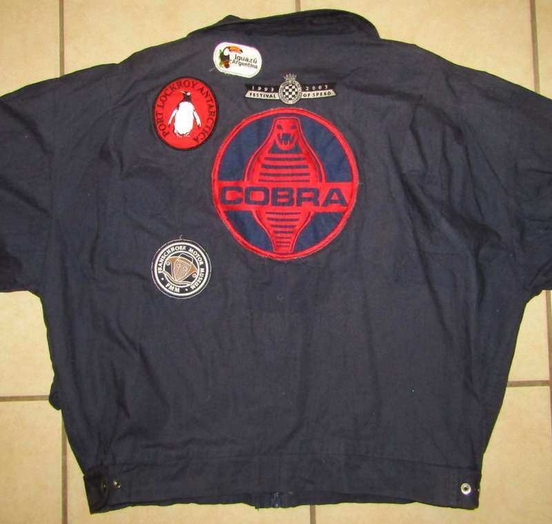 Old Uno Motoring Jacket with Badges on the Back