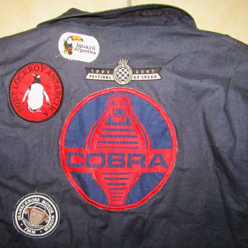 Old Uno Motoring Jacket with Badges on the Back