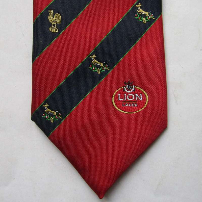 90's Springboks vs France Rugby Neck Tie