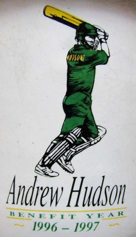 1996 - 1997 Andrew Hudson Benefit Year Cricket Mug