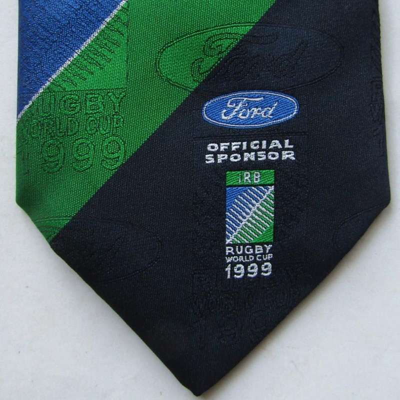 1999 Rugby World Cup Ford Sponsor Neck Tie