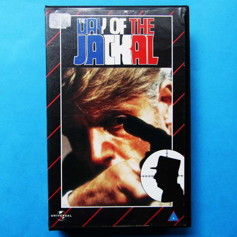 The Day of the Jackal - Spy Movie VHS Tape (1982)