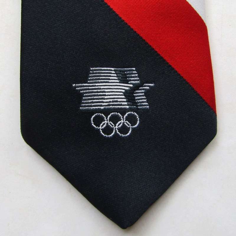 1984 Olympic Games Neck Tie Signed by Sydney Maree