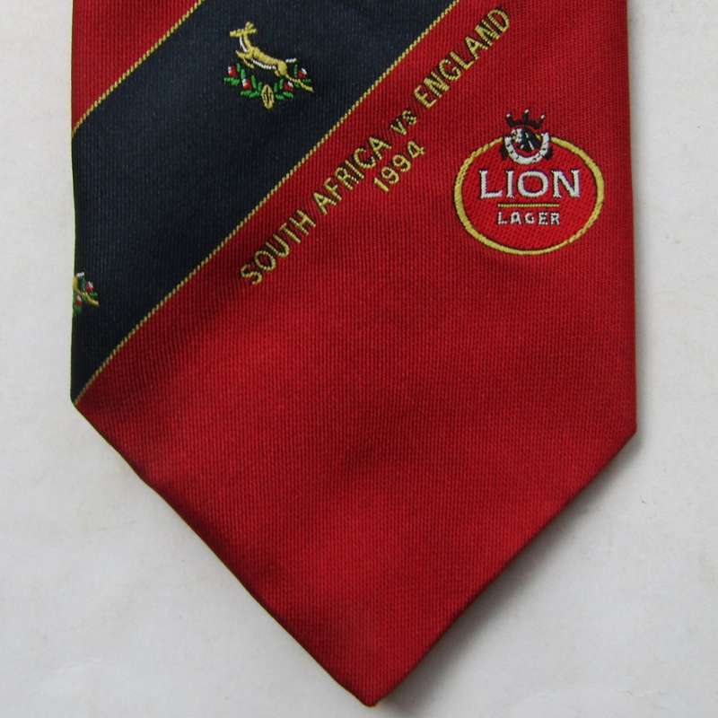 1994 Springboks vs England Rugby Neck Tie