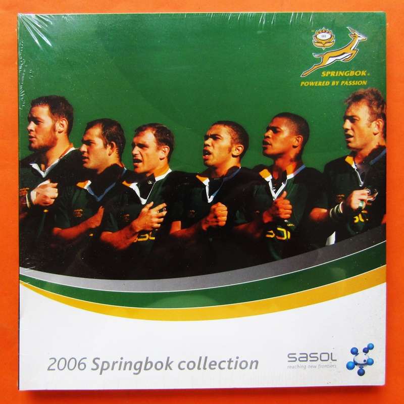 2006 Springbok Rugby Pin Badge Collection Album