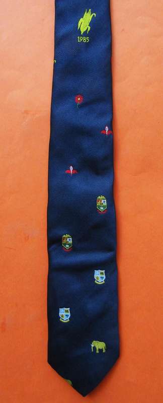 1985 Wes Transvaal Rugby Neck Tie