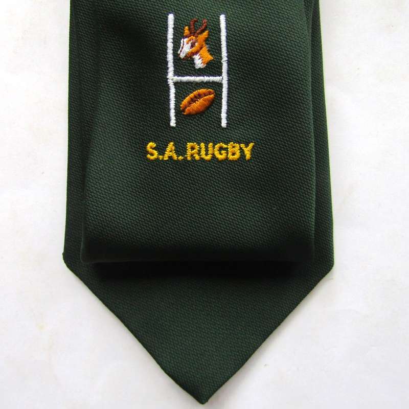 Old SA Springbok Rugby Neck Tie