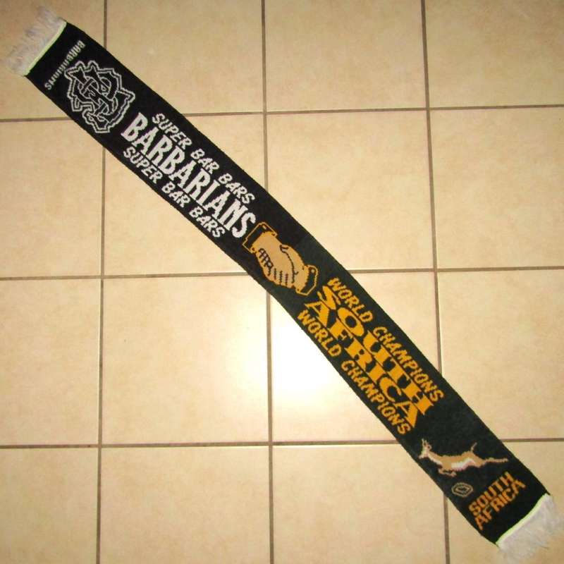 Old Barbarians vs Springboks Rugby Scarf
