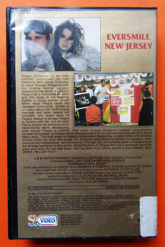 Eversmile New Jersey - Daniel Day Lewis - Movie VHS Tape (1989)