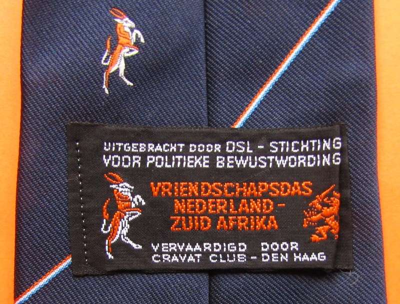 Old Netherlands and South Africa Friendship Neck Tie