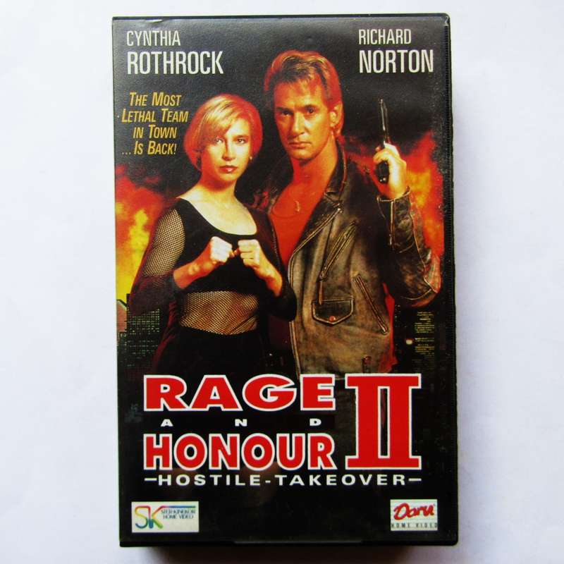 Rage and Honour II - Cynthia Rothrock - Movie VHS Tape (1994)