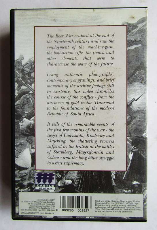 The Story of the Boer War - VHS Video Tape (1993)