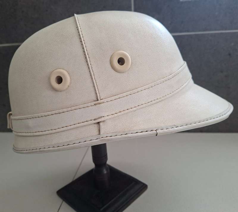 Old Rhodesia BSAP Motorcycle Helmet