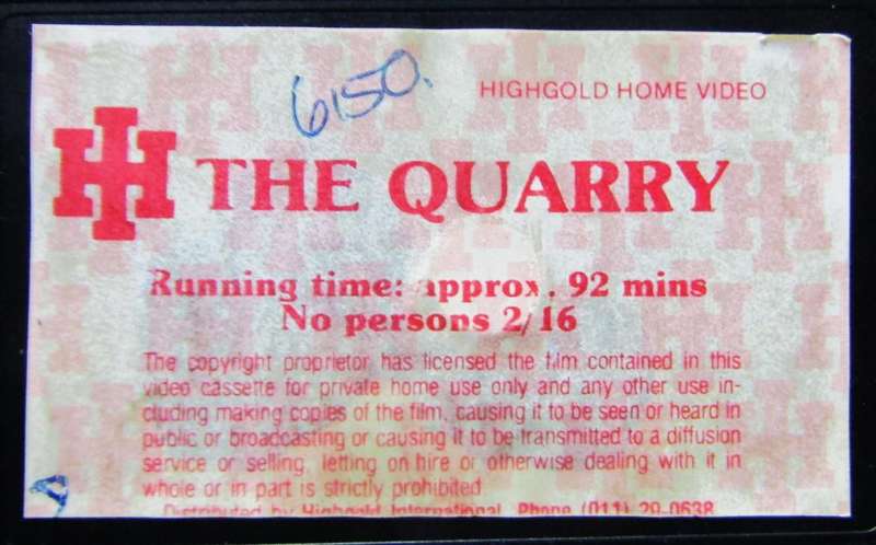 The Quarry - Jane Fonda - Movie VHS Tape