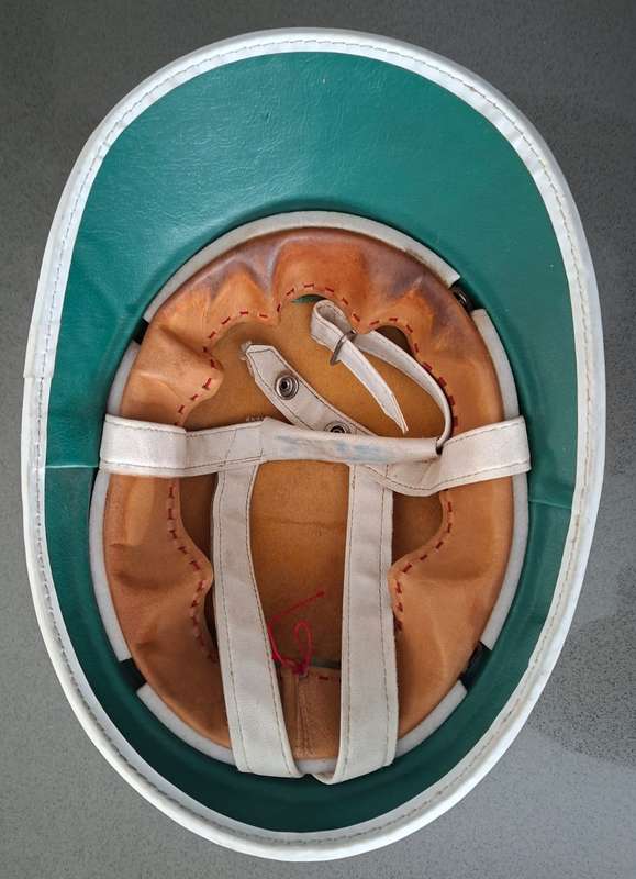 Old Rhodesia BSAP Motorcycle Helmet