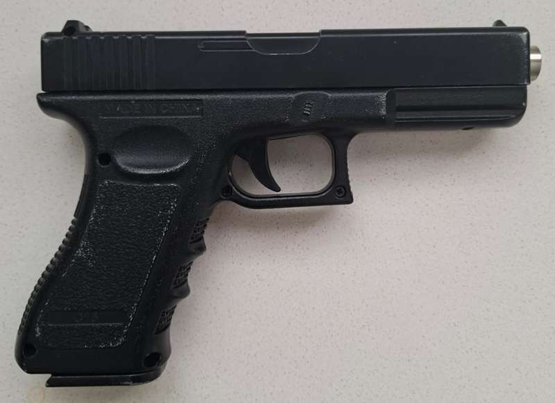 Old Glock Metal BB Pistol with Magazine