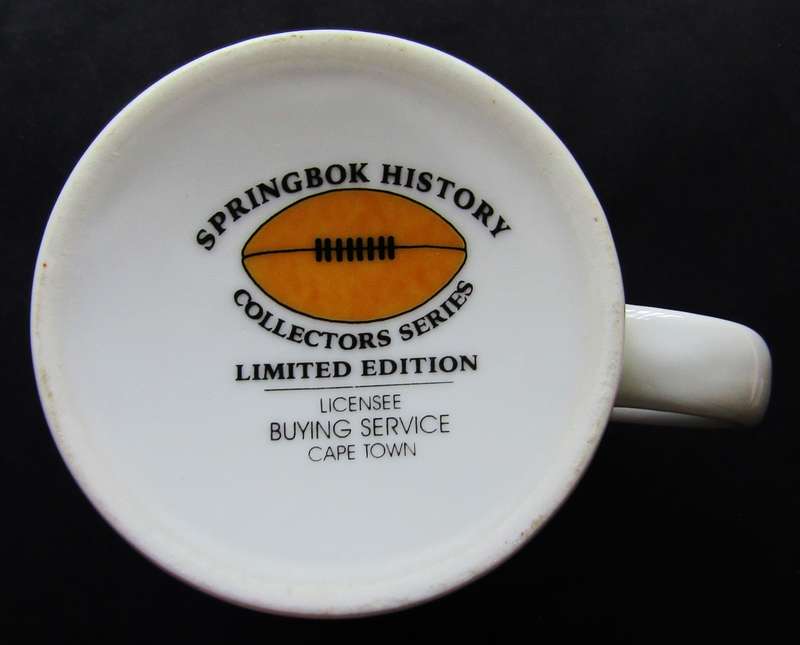 1996 Springbok Rugby Collectors Series Mug