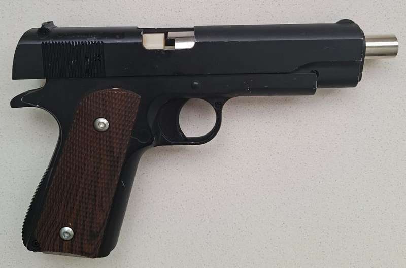 Old Colt Model 1911 Metal BB Pistol - No Magazine