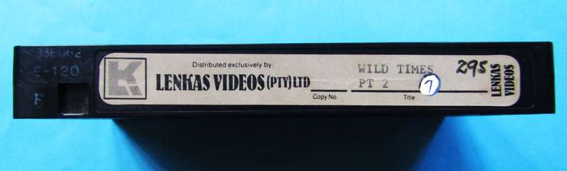 Wild Times - Western VHS Tape (1980)