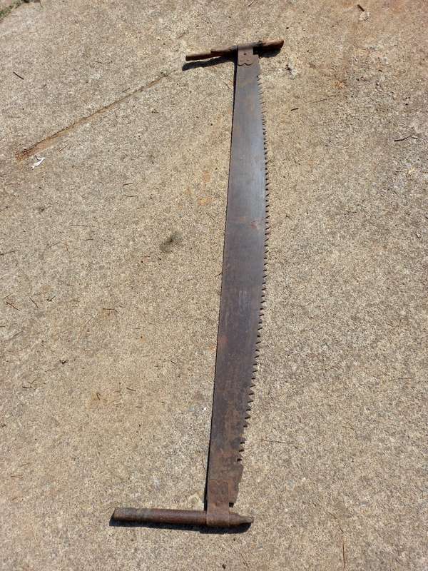 Vintage 2 Man Crosscut Logging Saw