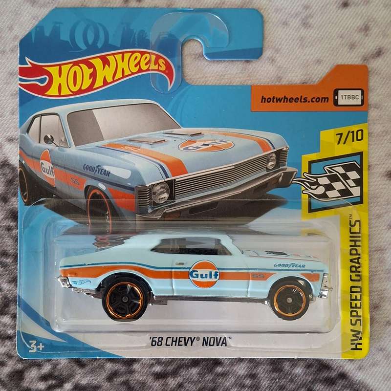 Hotwheels 68 chevy nova Gulf