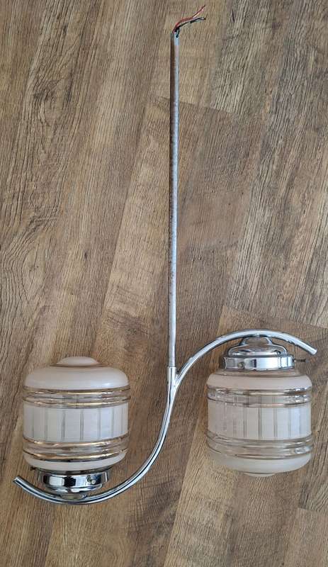 Vintage Ceiling Light Pendant Glass