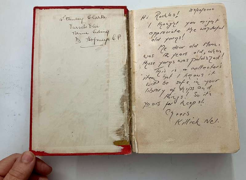 Yarns from a Captain's Log - J Bowline & RRC Gregory. SCARCE Hardcover no dj, 2nd Impr. 1912