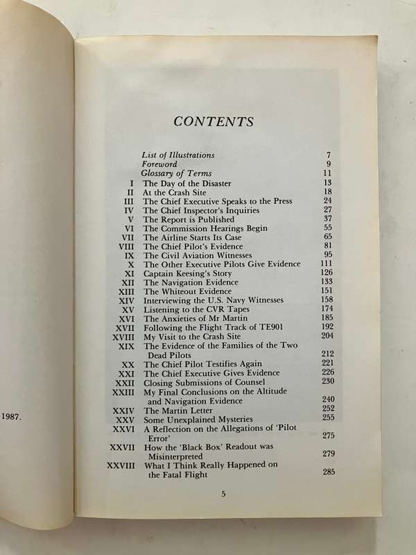 Verdict on Erebus: An Airline's Dilemma - Peter Mahon. SCARCE Softcover. 1st Ed., 2nd Pr. 1987