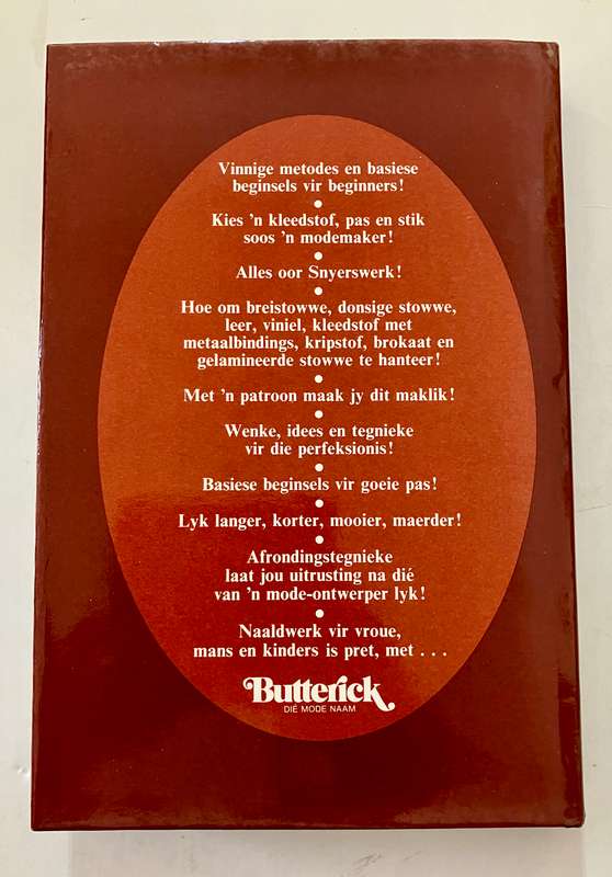 Die Butterick Naaldwerk Boek - Patricia Perry (Hoofred.) Hardeband met stofjas, 1e Afr Uitg. 1979
