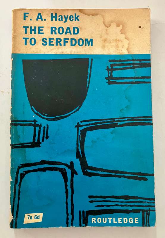 The Road to Serfdom - FA Hayek. Softcover, 1st Paperback Ed. 1962