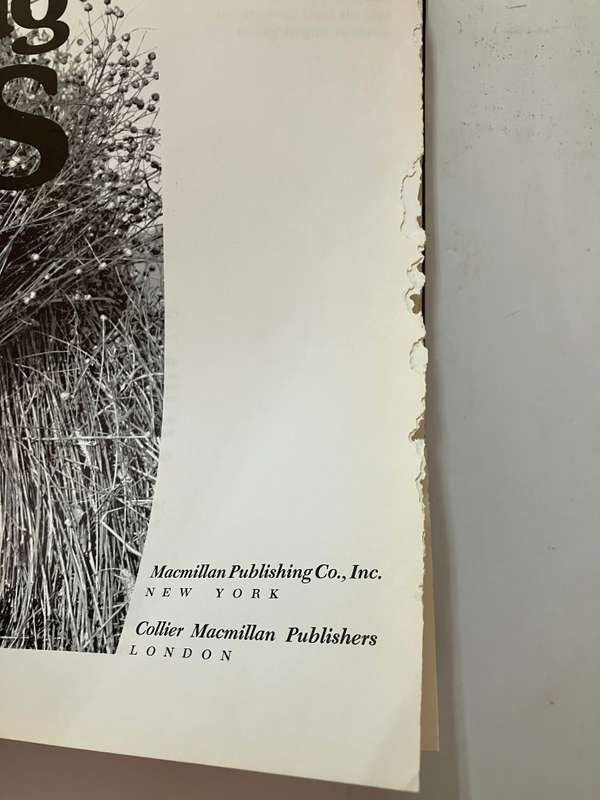 Understanding Textiles - Phyllis G Tortora. Hardcover no dj, 1st Ed. 1978