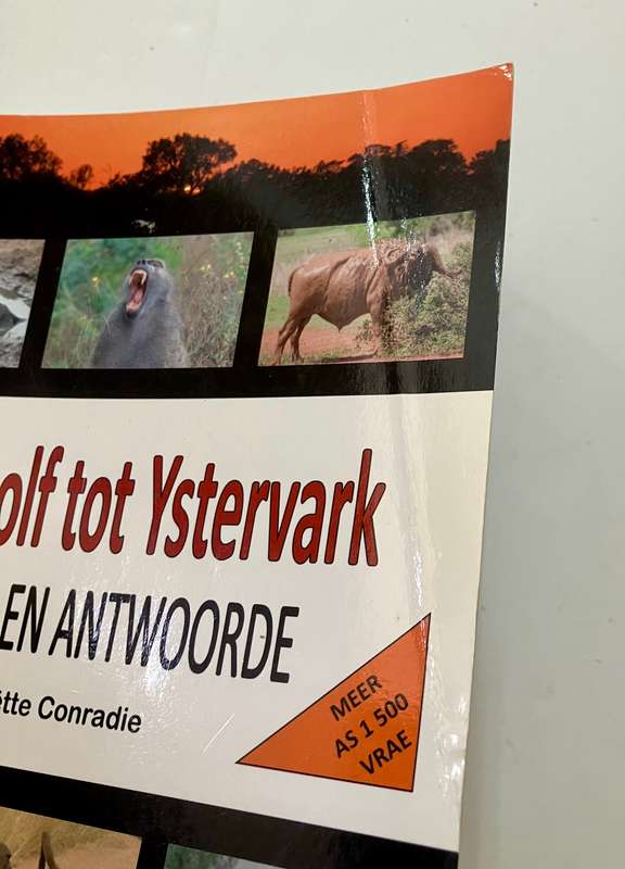 Aardwolf tot Ystervark - Riette Conradie. GETEKENDE sagteband, 1e uitg, 2010