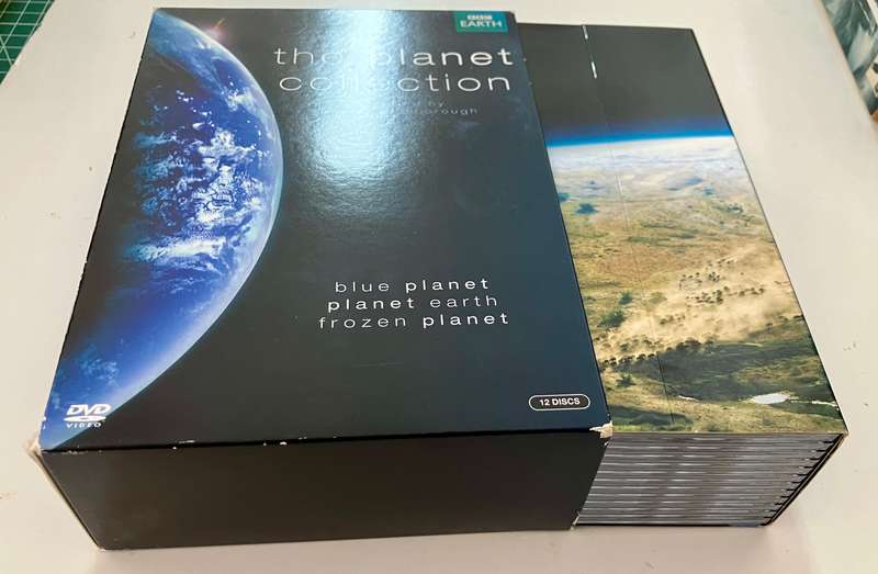 The Planet Collection: 12-DVD Box Set, narrated by Sir David Attenborough