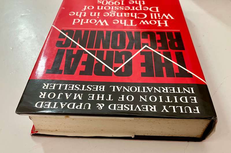 The Great Reckoning - JD Davidson & W Rees-Mogg. Hardcover w dj, Rev Ed. 1993