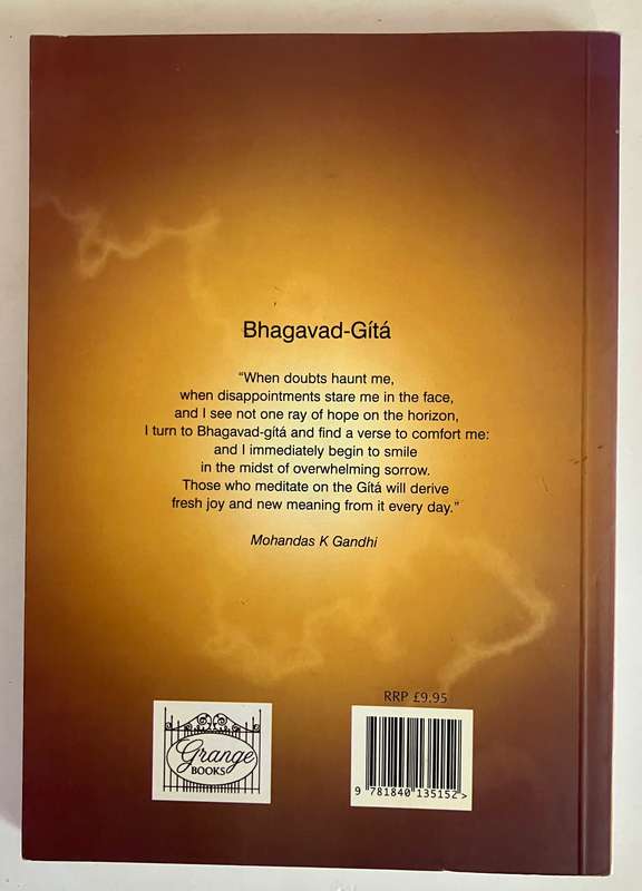 Bhagavad-Gita: The Song of God - Commentary by Mahatma Gandhi . SC, 2003