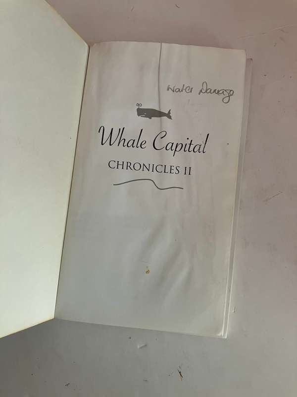 Whale Capital Chronicles II - SJ du Toit. Softcover, 1st Ed. 2007