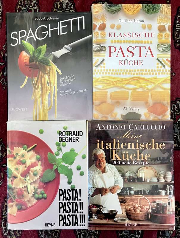 German Cookbooks 4-book bundle #1 Italian/pasta recipes