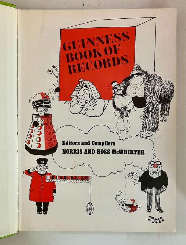Guinness Book of Records: With SA Supplement by E Rosenthal. Hardcover no dj, 21st Ed 1974