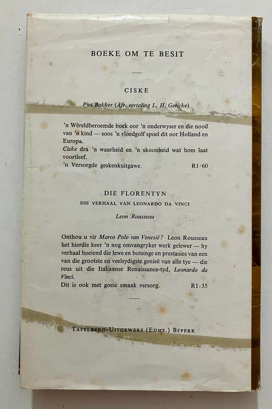 Vlug in die Namib - Henno Martin. Hardeband met stofjas. 1e Uitg. 8e Dr. 1967