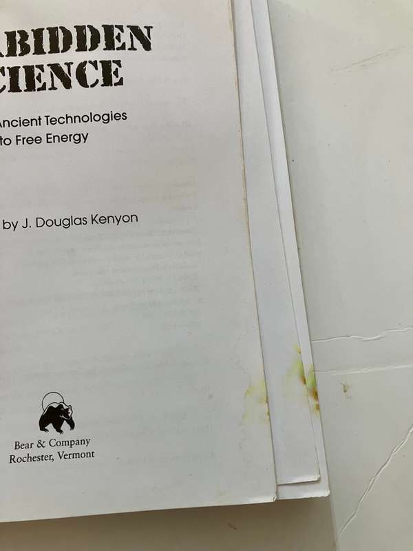 Forbidden Science - J Douglas Kenyon (Ed.). Softcover, 1st Ed. 2008