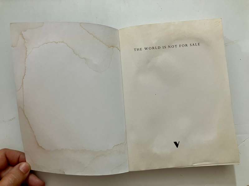 The World is Not for Sale - José Bové & Francois Bufour. Softcover. 1st paperback Ed. 2002