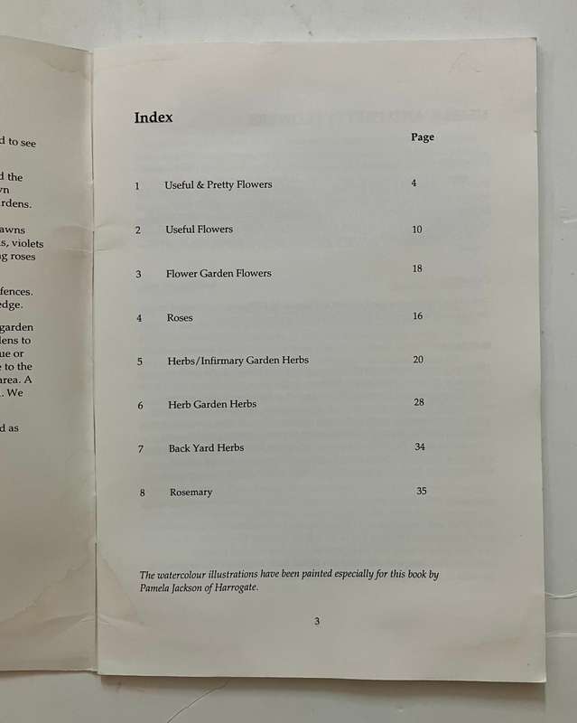 A Guide to Medieval Plants, Flowers and their Uses - Bolton Castle, Wensleydale. Softcover. 1995