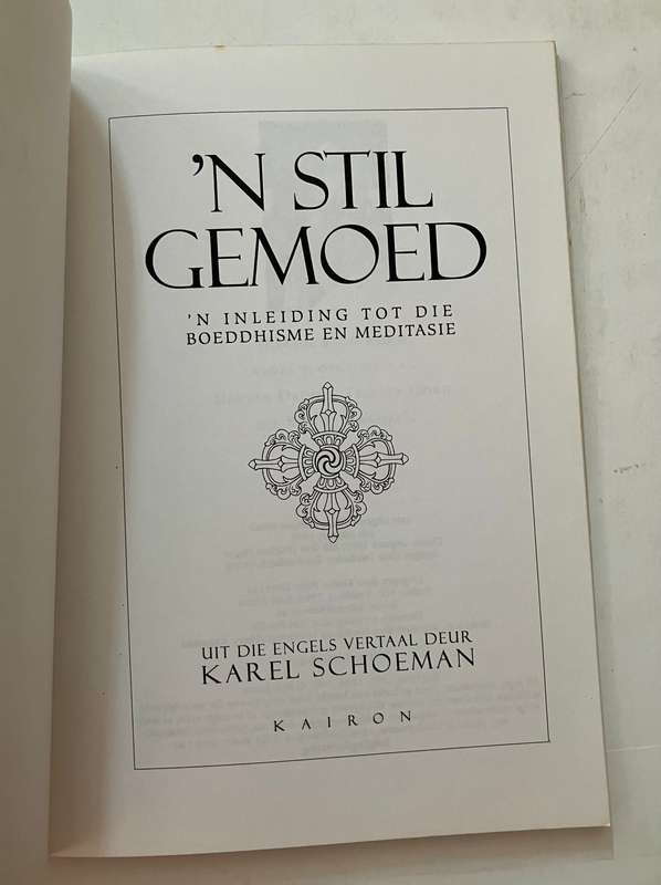'n Stil Gemoed: Inleiding tot die Boeddhisme en Meditasie - Rob Nairn. Sagteband, 1997