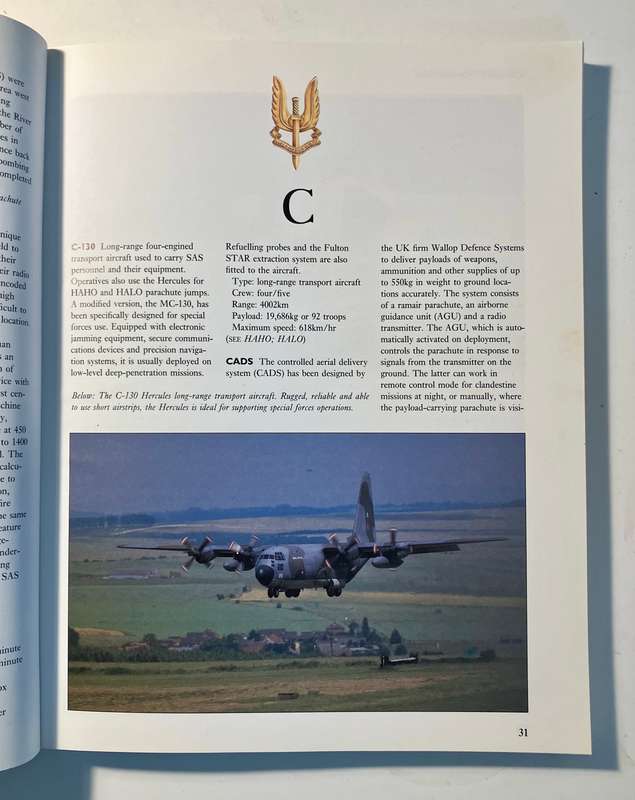A-Z of the SAS - Peter Darman. Softcover, 1st paperback Ed. 1993