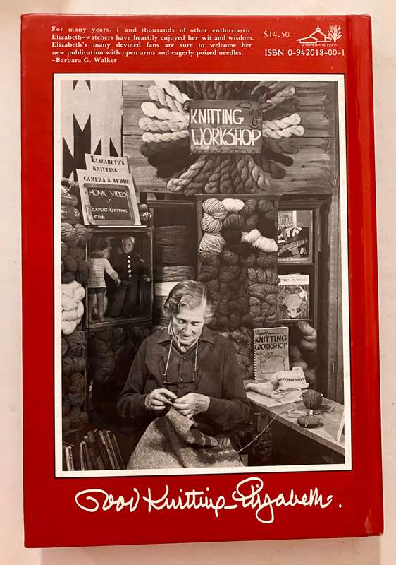 Elizabeth Zimmerman's Knitting Workshop. Hardcover no dj, 8th Printing 1991