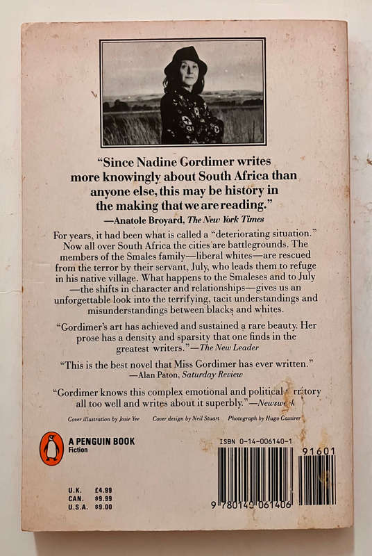 July's People - Nadine Gordimer. Softcover. 1981