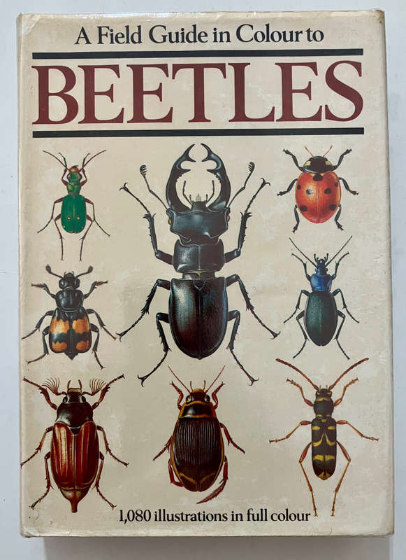 A Field Guide in Colour to Beetles - KW Harde. Hardcover w dj. 1st Eng Ed. 1984
