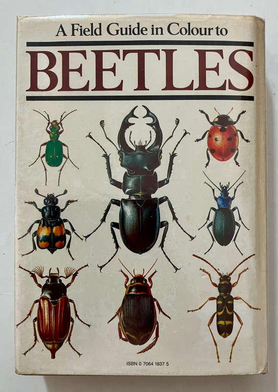 A Field Guide in Colour to Beetles - KW Harde. Hardcover w dj. 1st Eng Ed. 1984