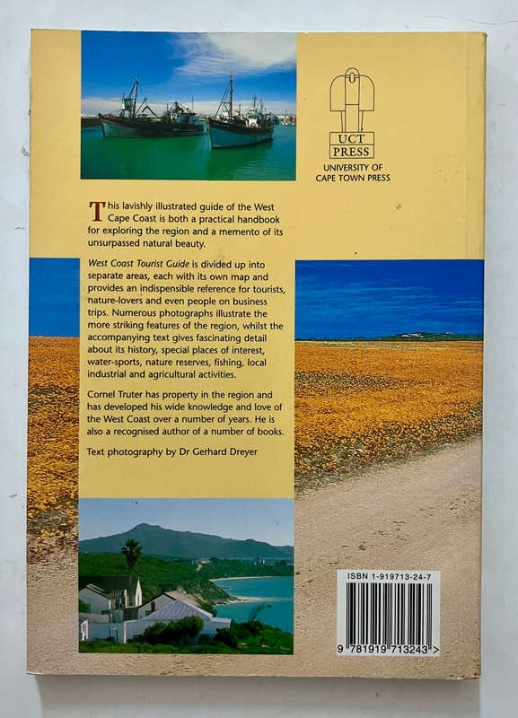 West Coast Tourist Guide - Cornel Truter. Softcover. 2nd Ed. 1998