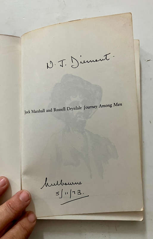 Journey Among Men - Jock Marshall & Russell Drysdale. Softcover. Reprint 1973